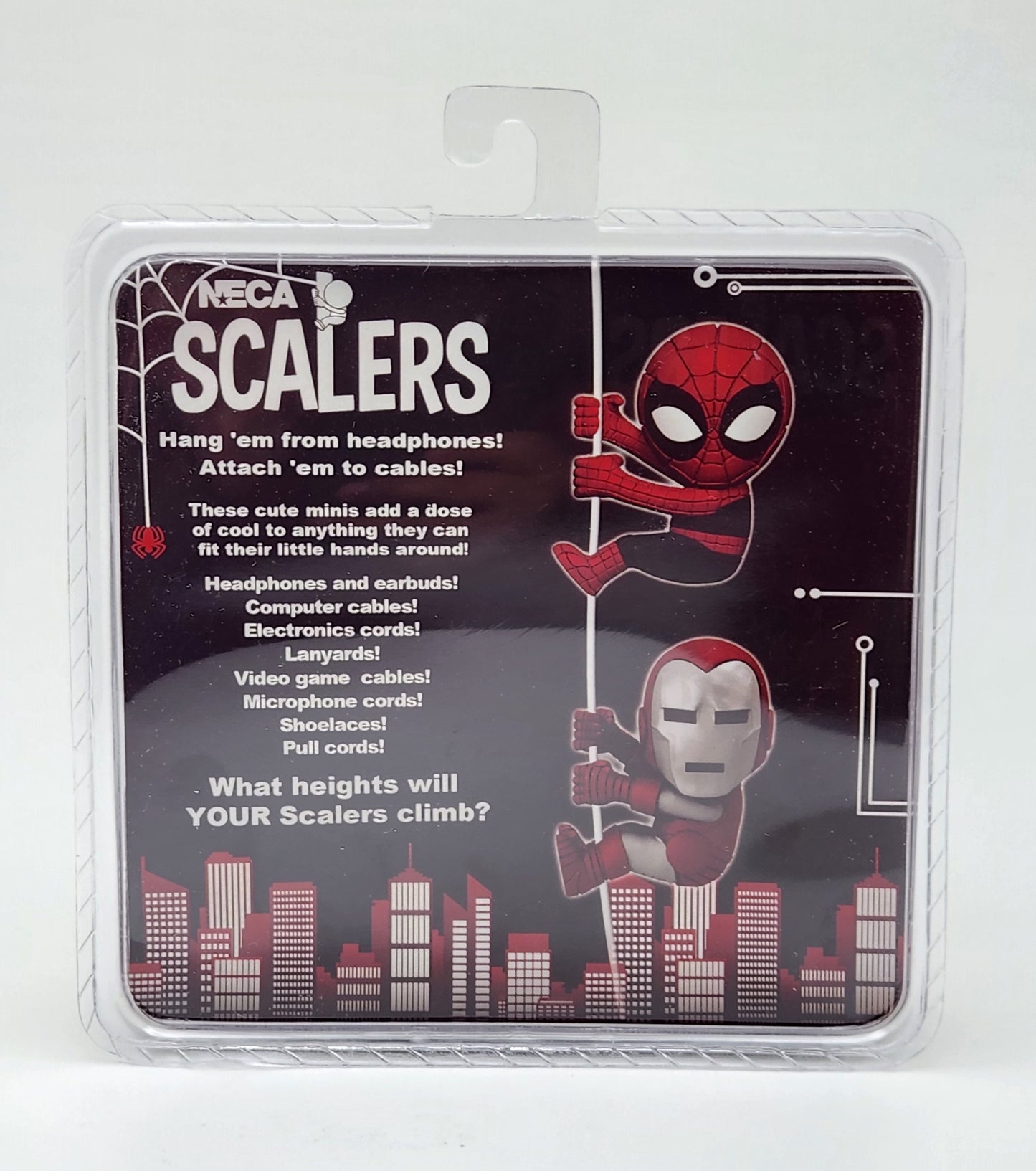 Scalers- Marvel-Iron Man & Spider-Man (2-pac) (NECA)