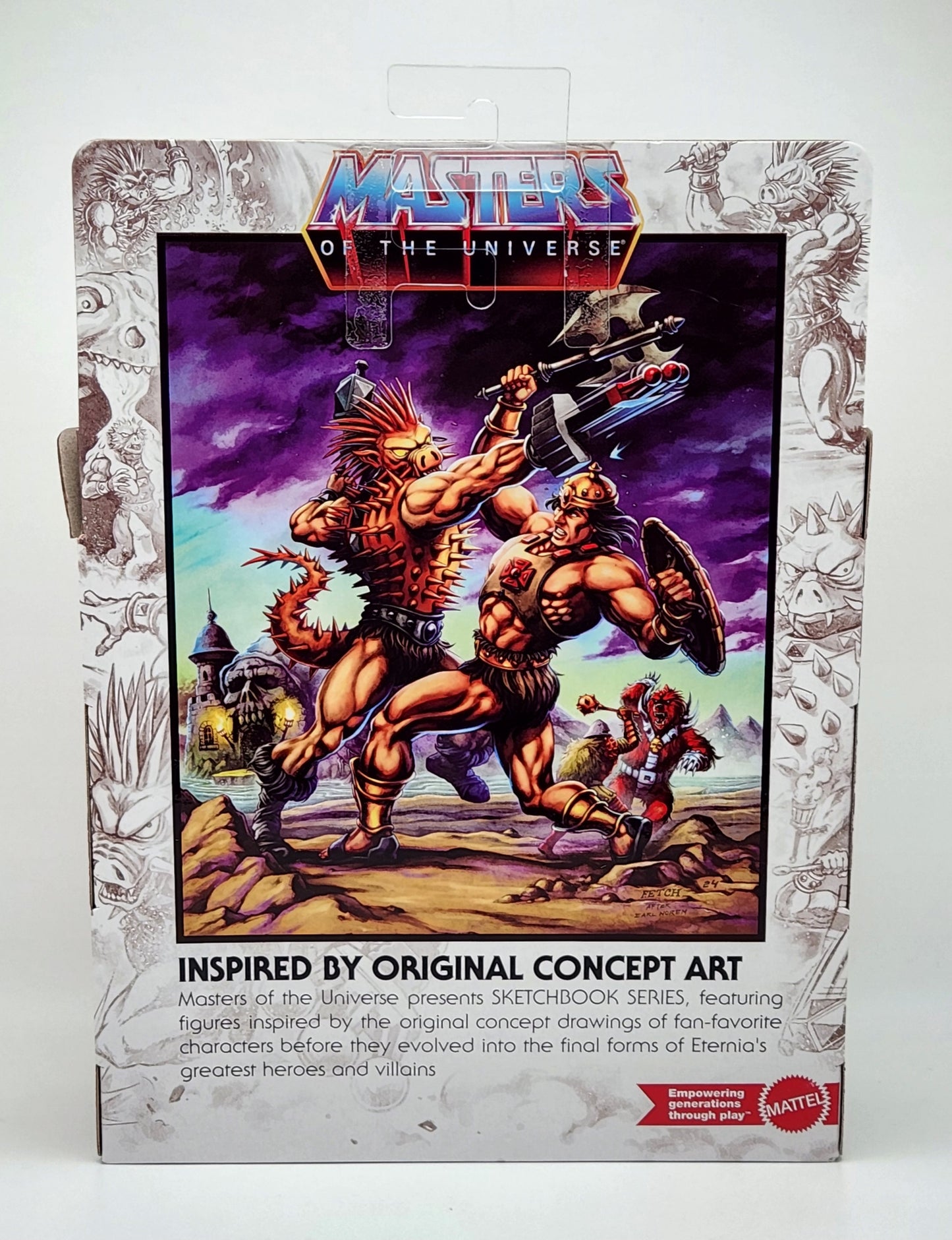 Masters of the Universe- Sketchbook Series- Spikor (Origins)