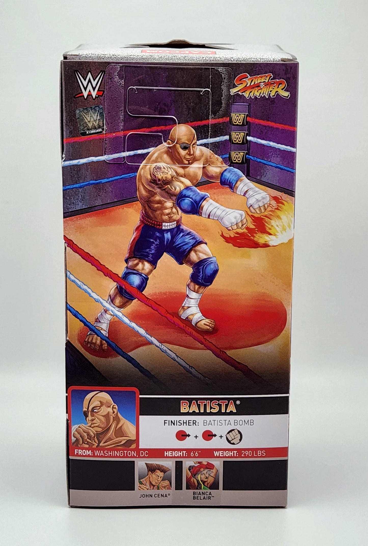 WWE x Street Fighter Elite Collection Series- Batista as Sagat