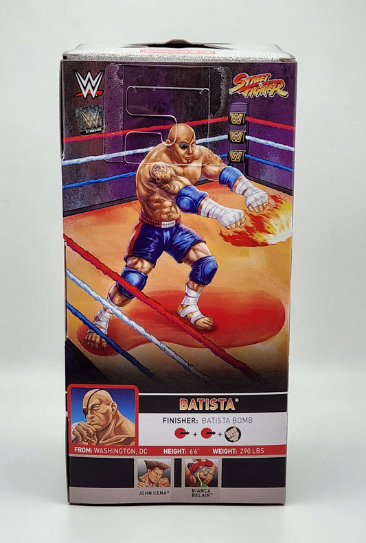 WWE x Street Fighter Elite Collection Series- Batista as Sagat