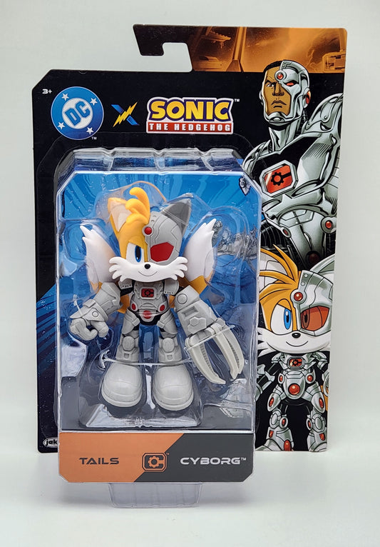 DC X Sonic the Hedgehog- Tails as Cyborg (Jakks Pacific)