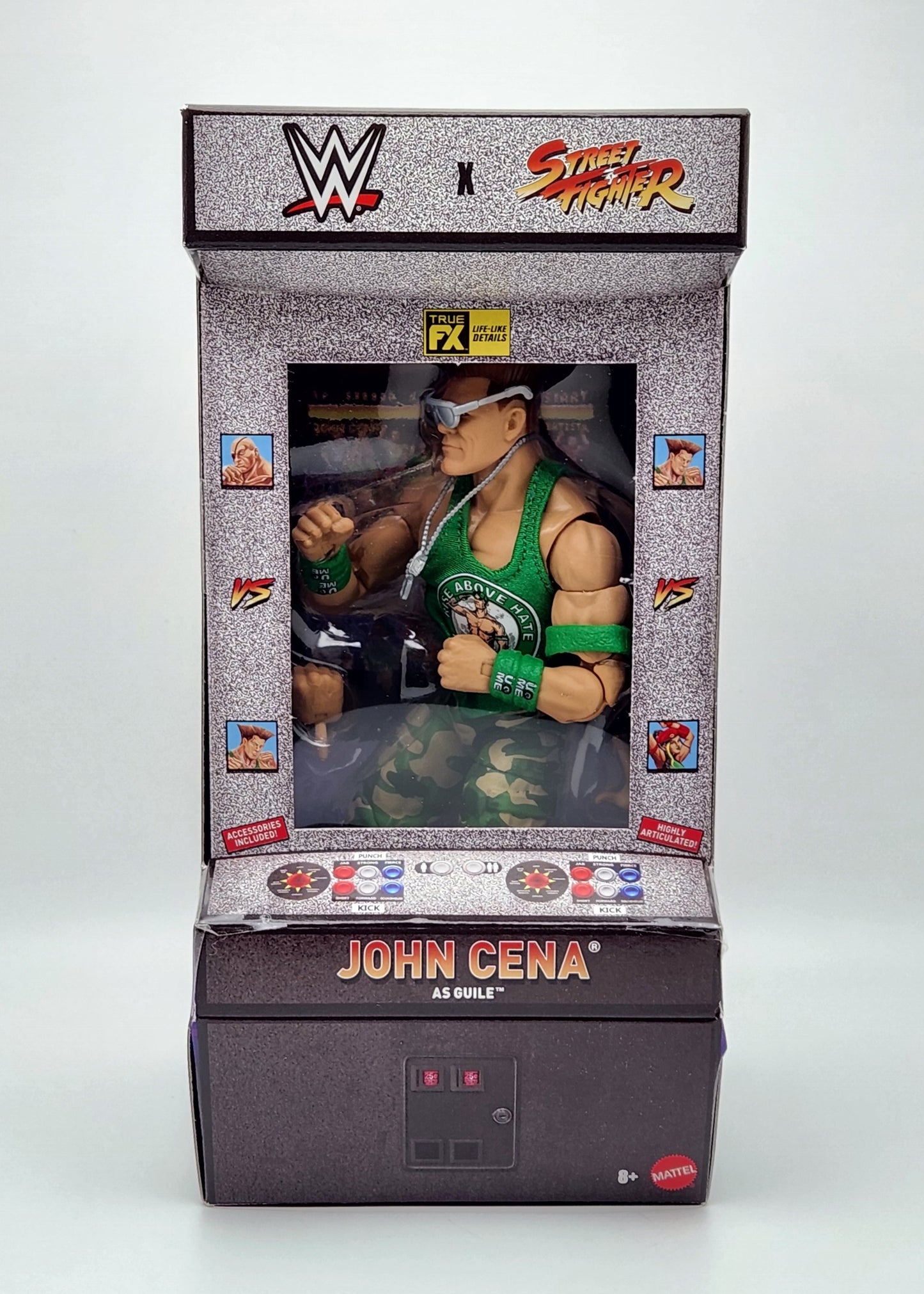 WWE x Street Fighter Elite Collection Series- John Cena as Guile