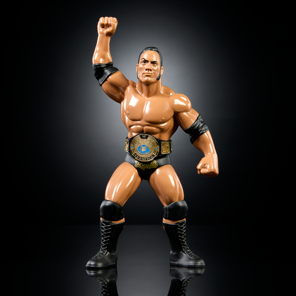 WWE LJN Superstars- The Rock (1980's Retro Collection Series)