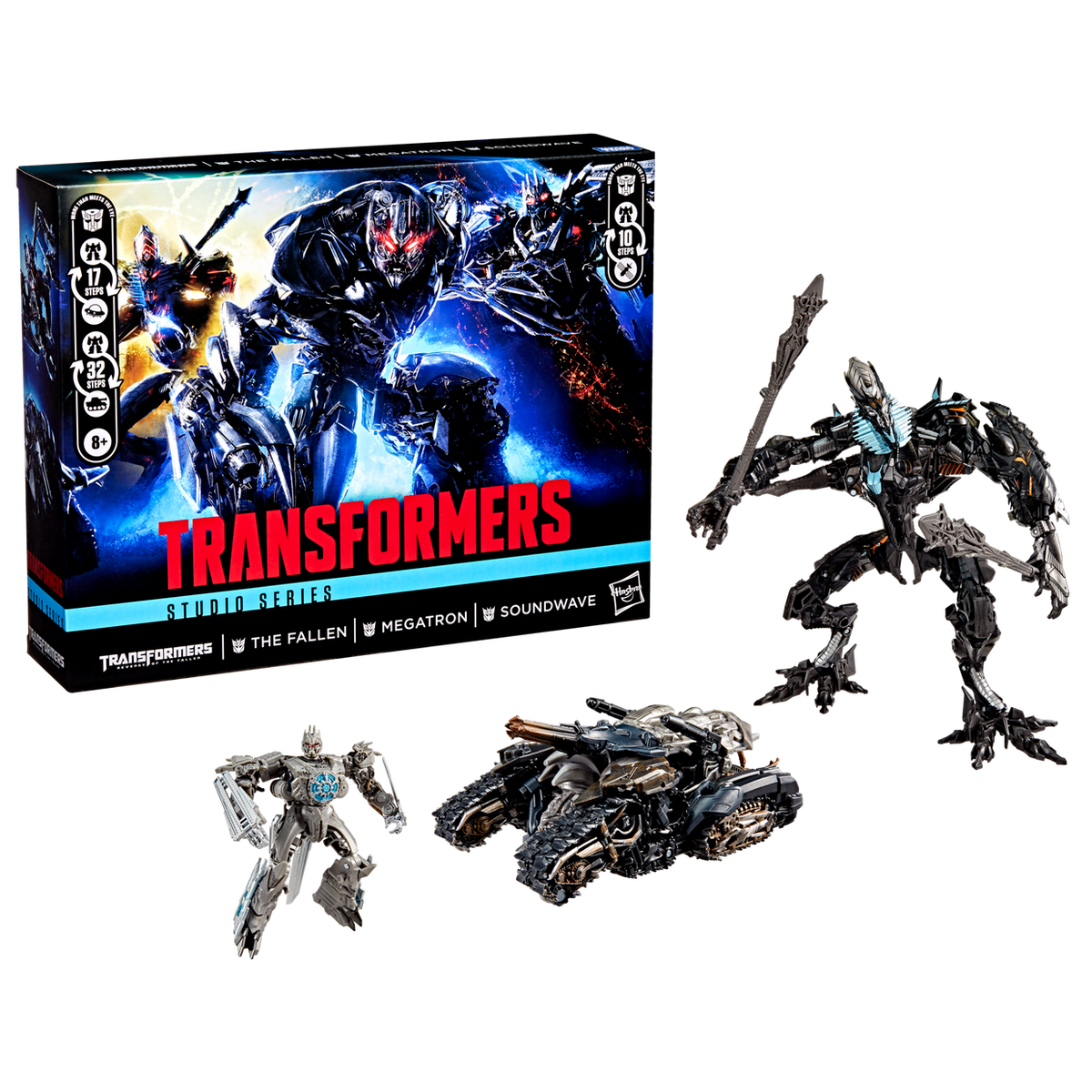 Transformers Studio Series- Revenge of the Fallen- Megatron, The Fallen, Soundwave (3-pack)