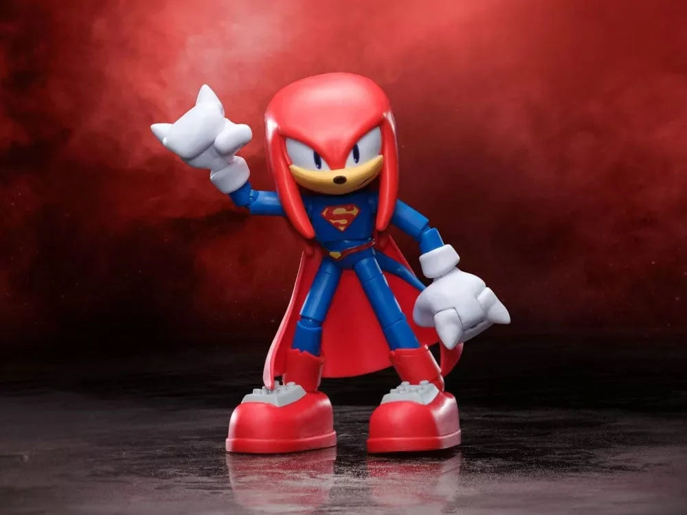 DC X Sonic the Hedgehog- Knuckles as Superman (Jakks Pacific)
