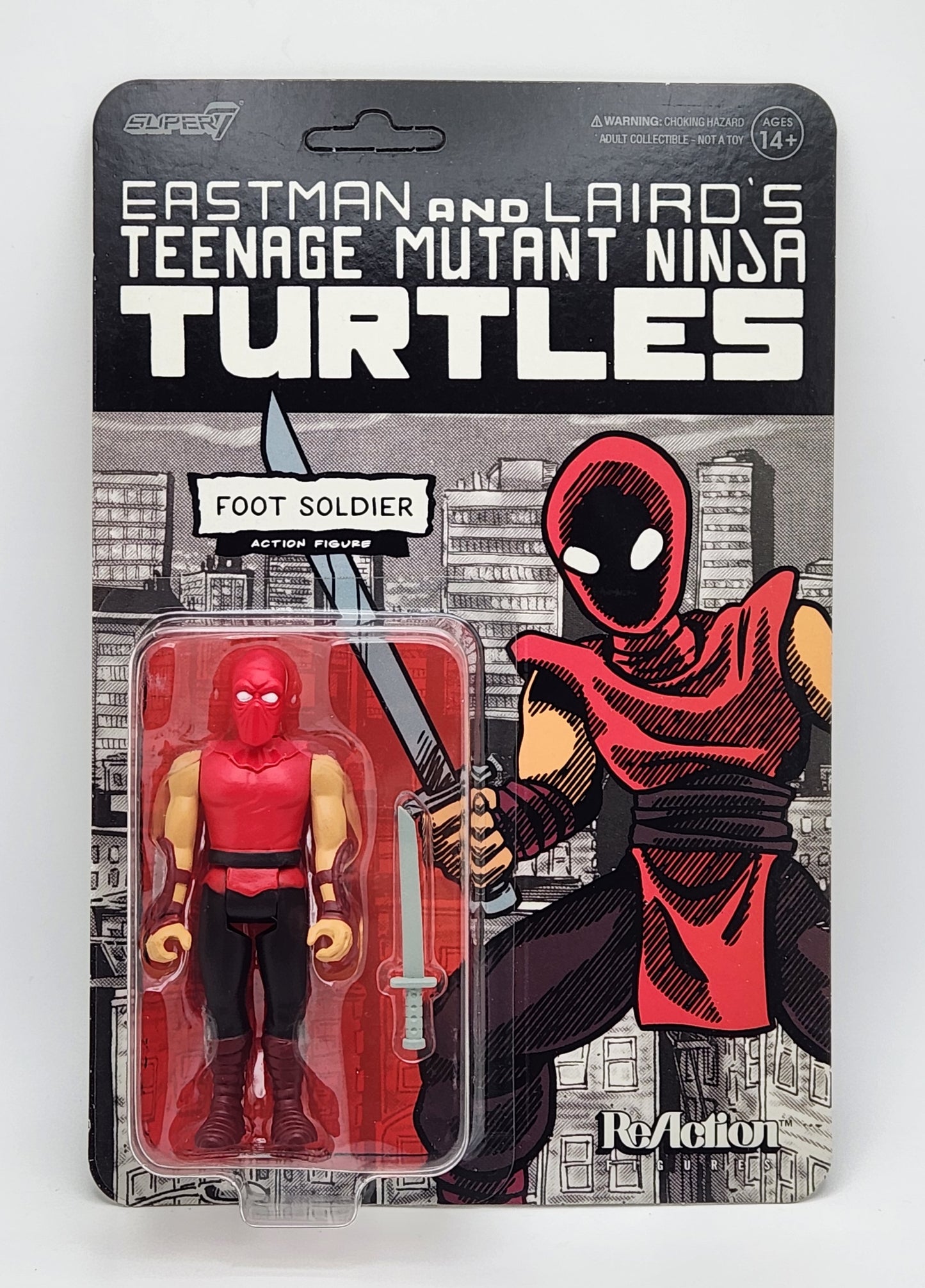 Super7 Reaction- Teenage Mutant Ninja Turtles- Foot Soldier