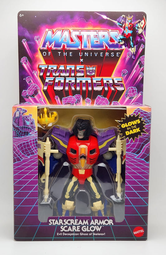 Masters of the Universe Origins x Transformers- Starscream Armor Scare Glow