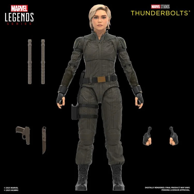 Marvel Legends Series Collection- Thunderbolts- Yelena Belova & Red Guardian (2-pack)