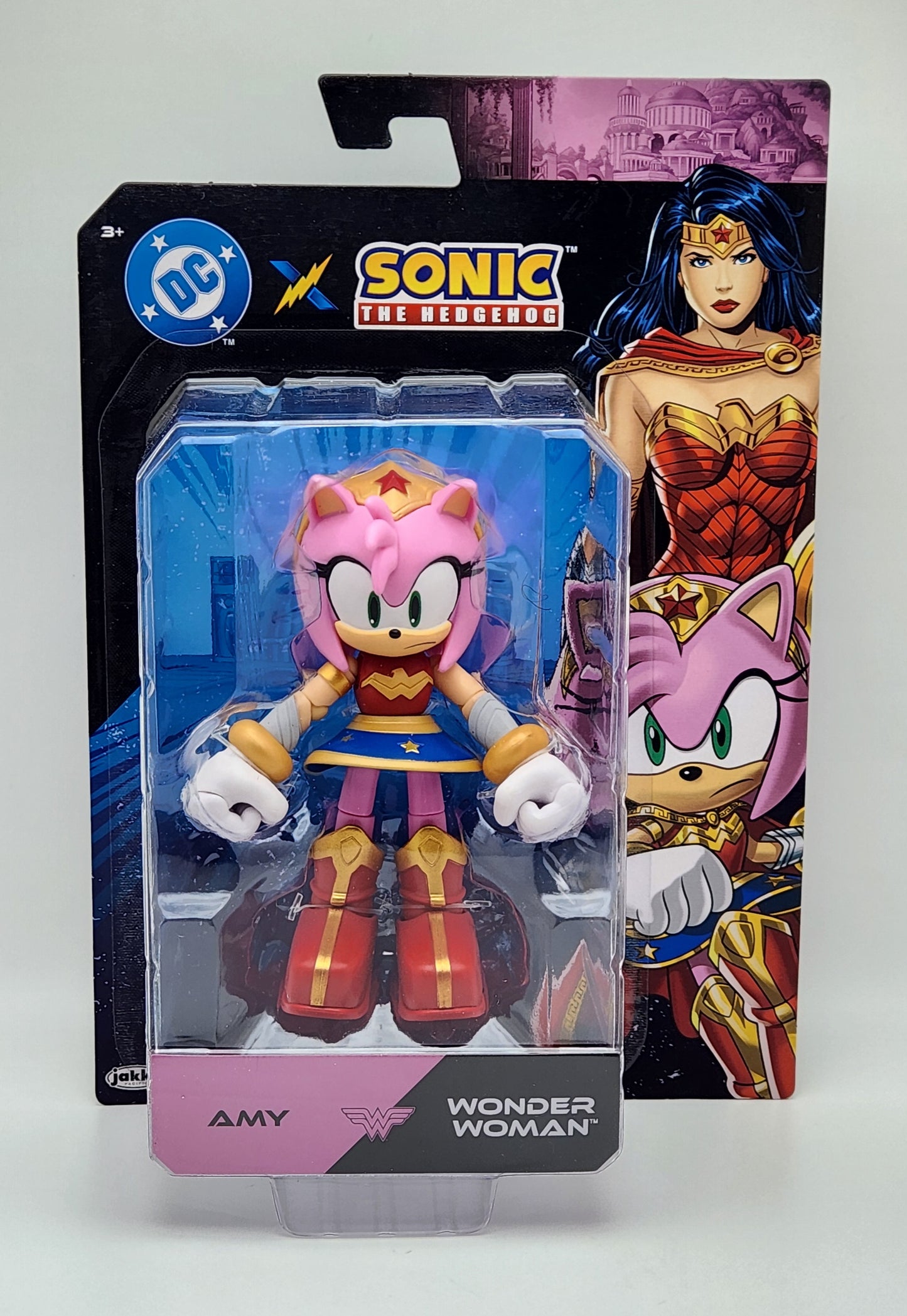 DC X Sonic the Hedgehog- Amy as Wonder Woman (Jakks Pacific)