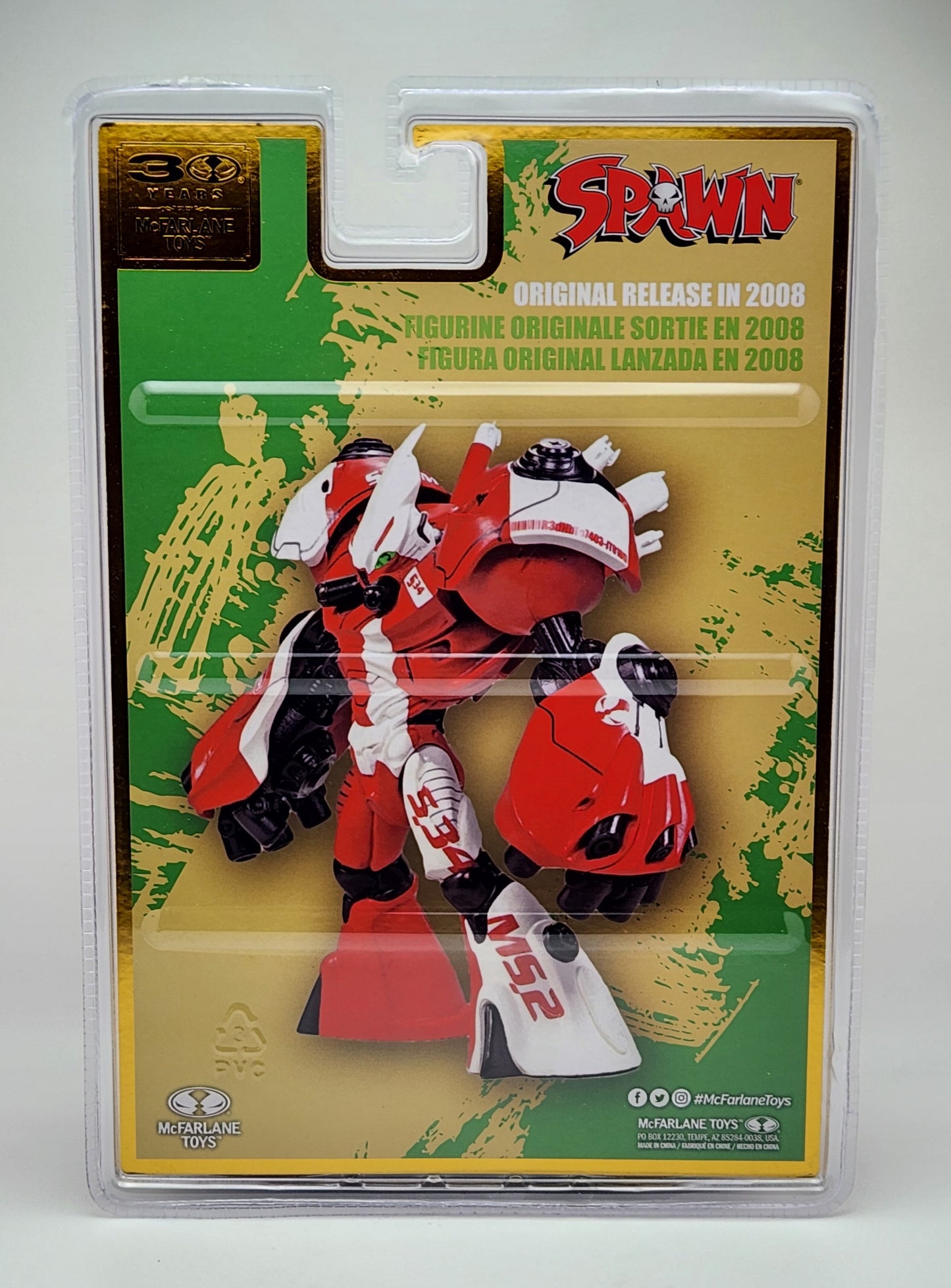 McFarlane Toys- Robot Wars Spawn (Chase Variant)