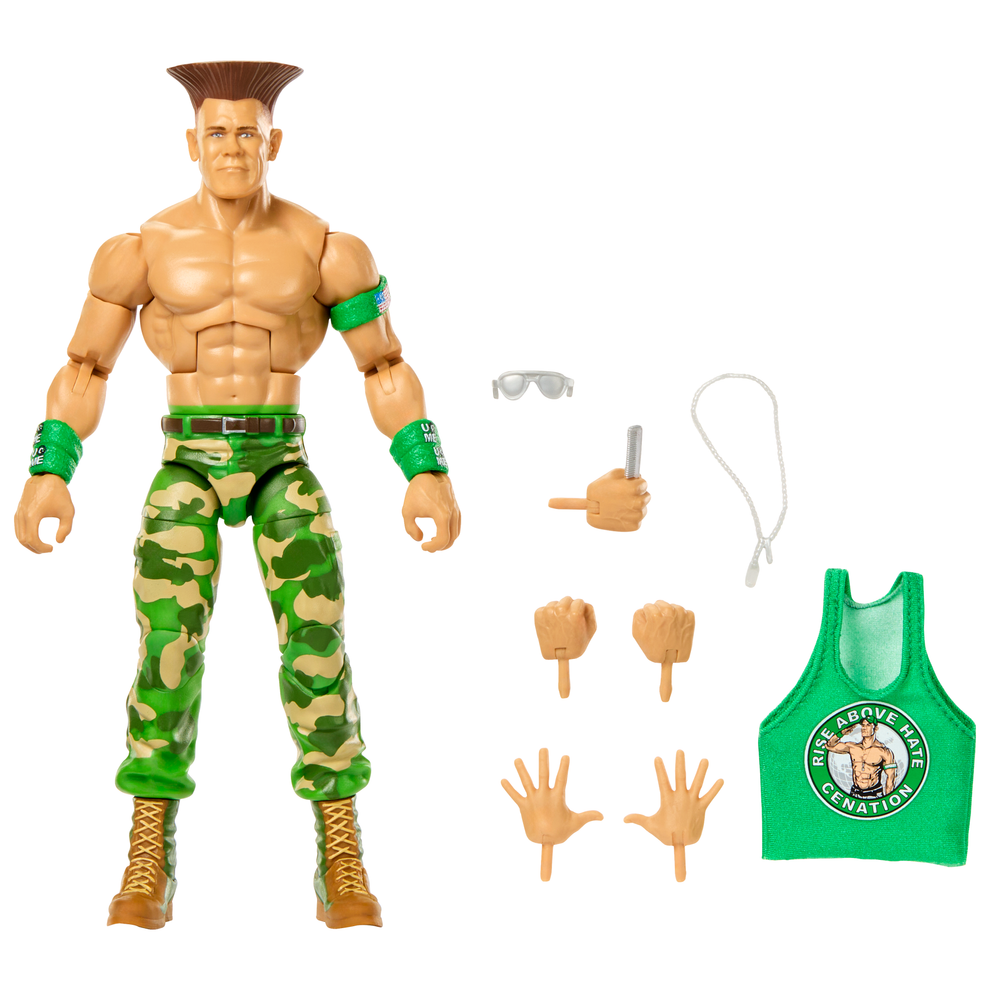WWE x Street Fighter Elite Collection Series- John Cena as Guile
