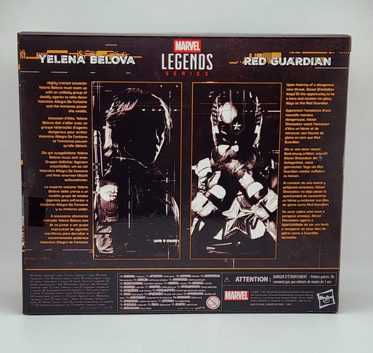 Marvel Legends Series Collection- Thunderbolts- Yelena Belova & Red Guardian (2-pack)