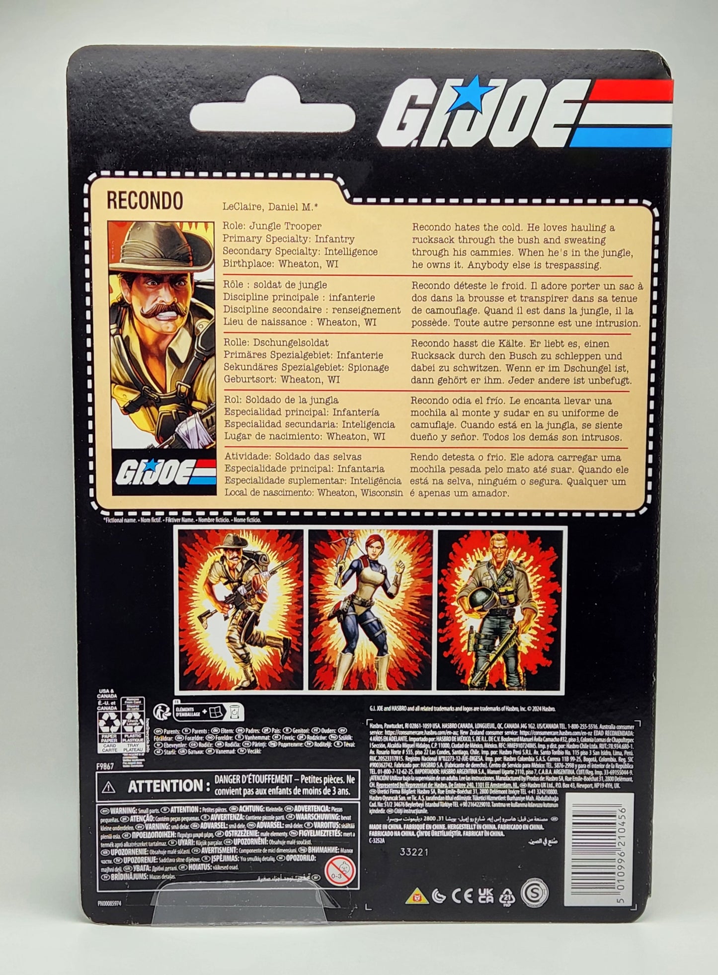 G.I. Joe Classified Series- Retro Cardback- Recondo