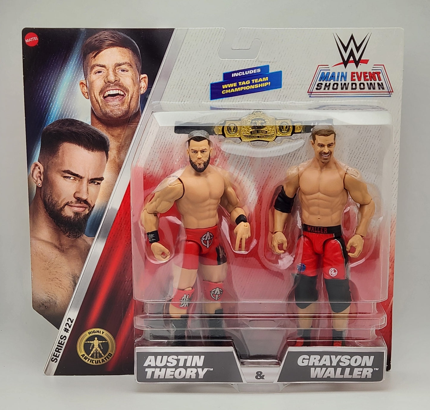 WWE Main Event Showdown- Austin Theory & Grayson Waller (2-pack)