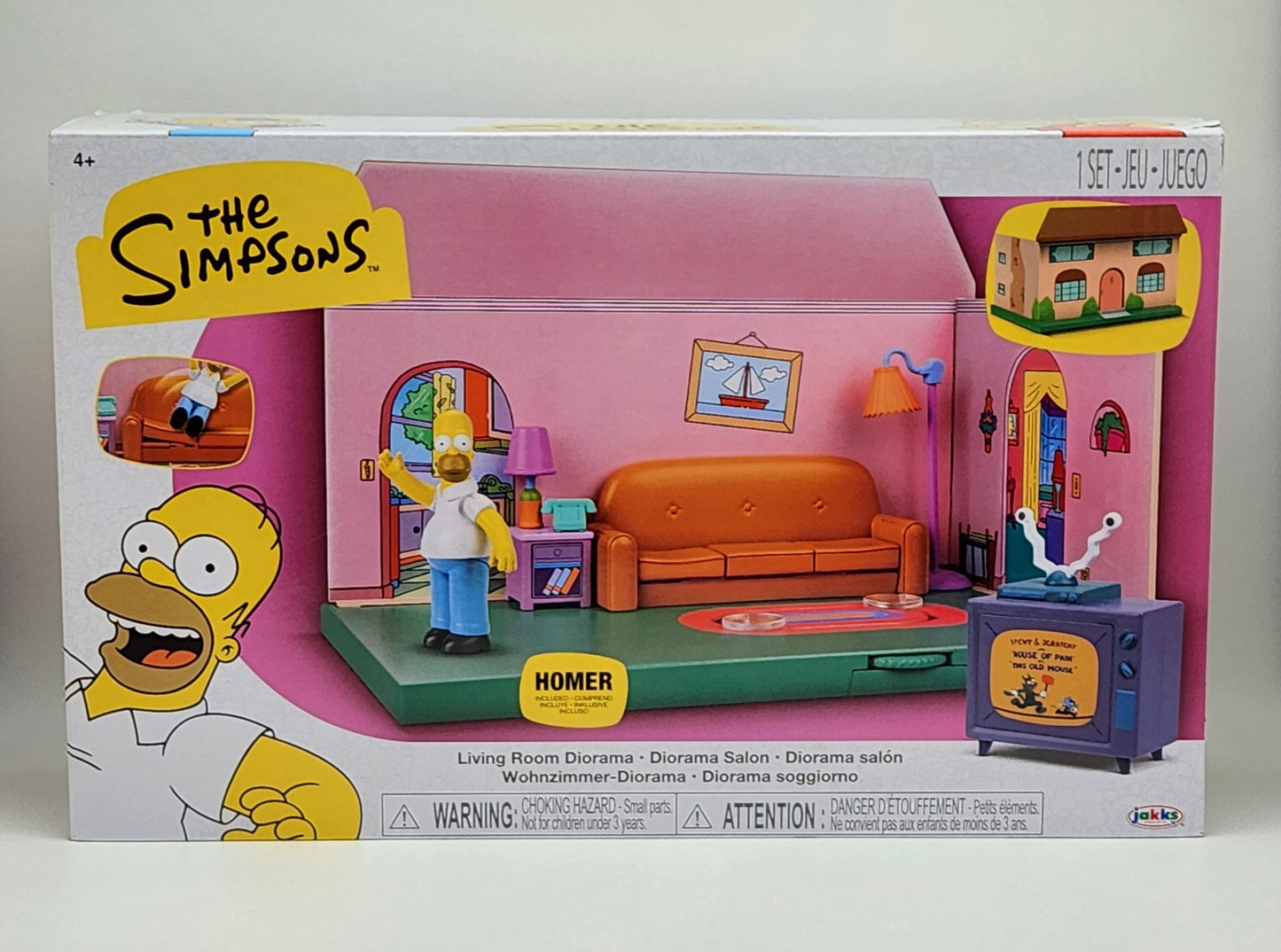The Simpsons- House Playset with Homer Simpson