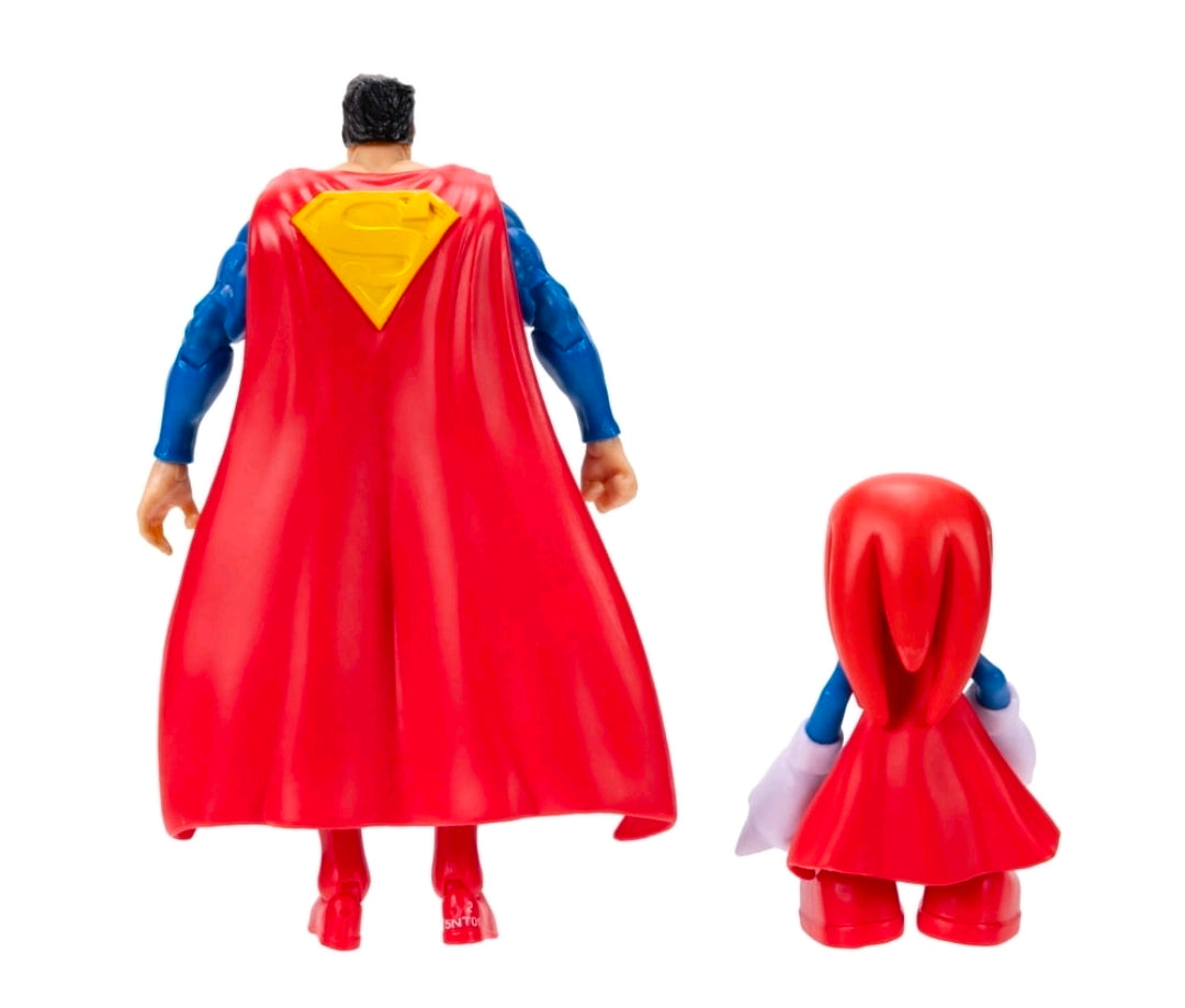 DC X Sonic the Hedgehog- Superman & Knuckles (Jakks Pacific)