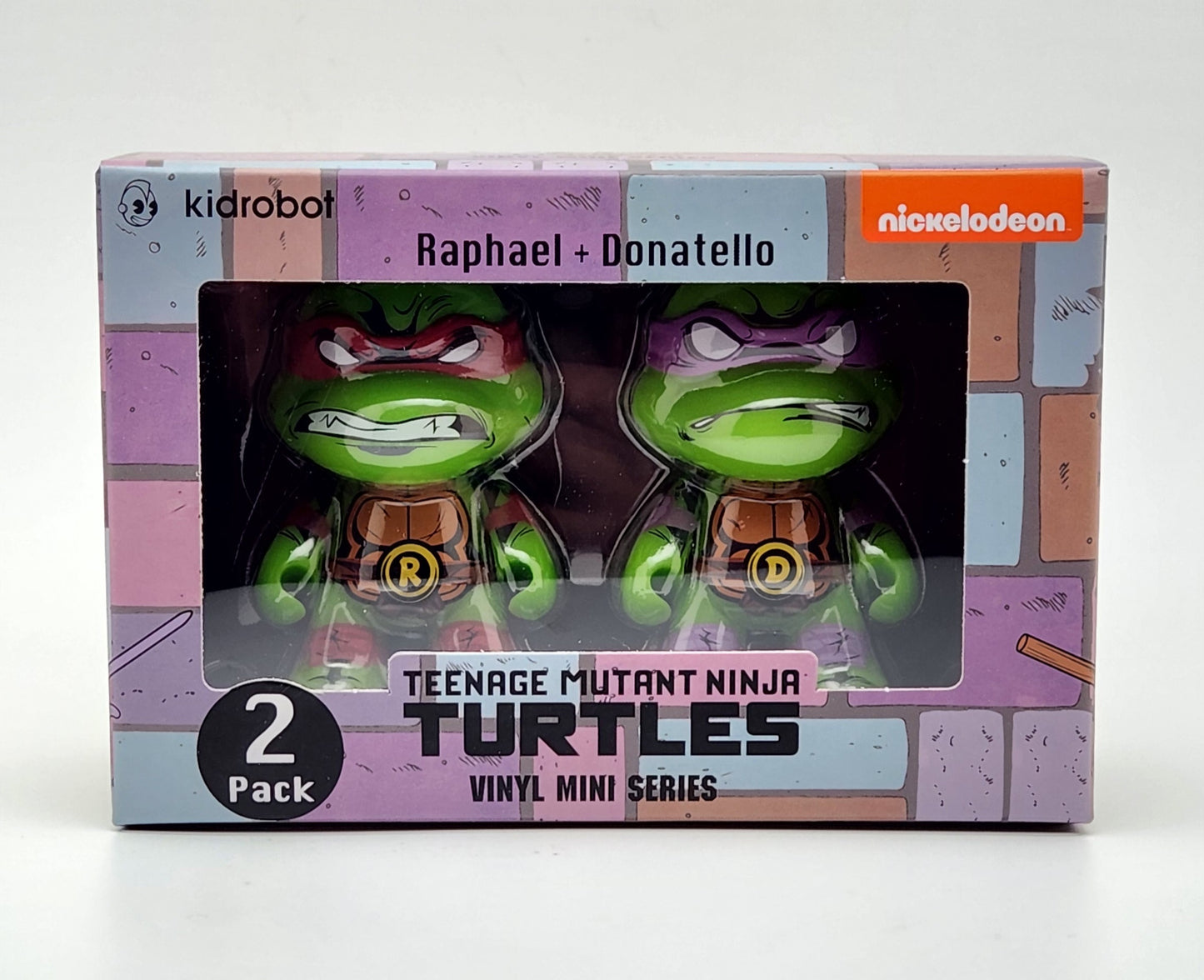 Kidrobot- Nickelodeon- Teenage Mutant Ninja Turtles- Raphael & Donatello (2-pack)