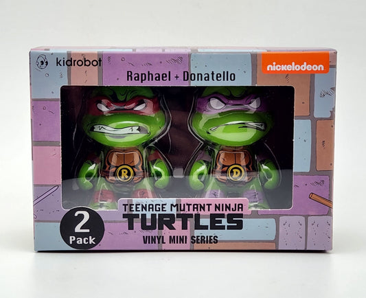 Kidrobot- Nickelodeon- Teenage Mutant Ninja Turtles- Raphael & Donatello (2-pack)