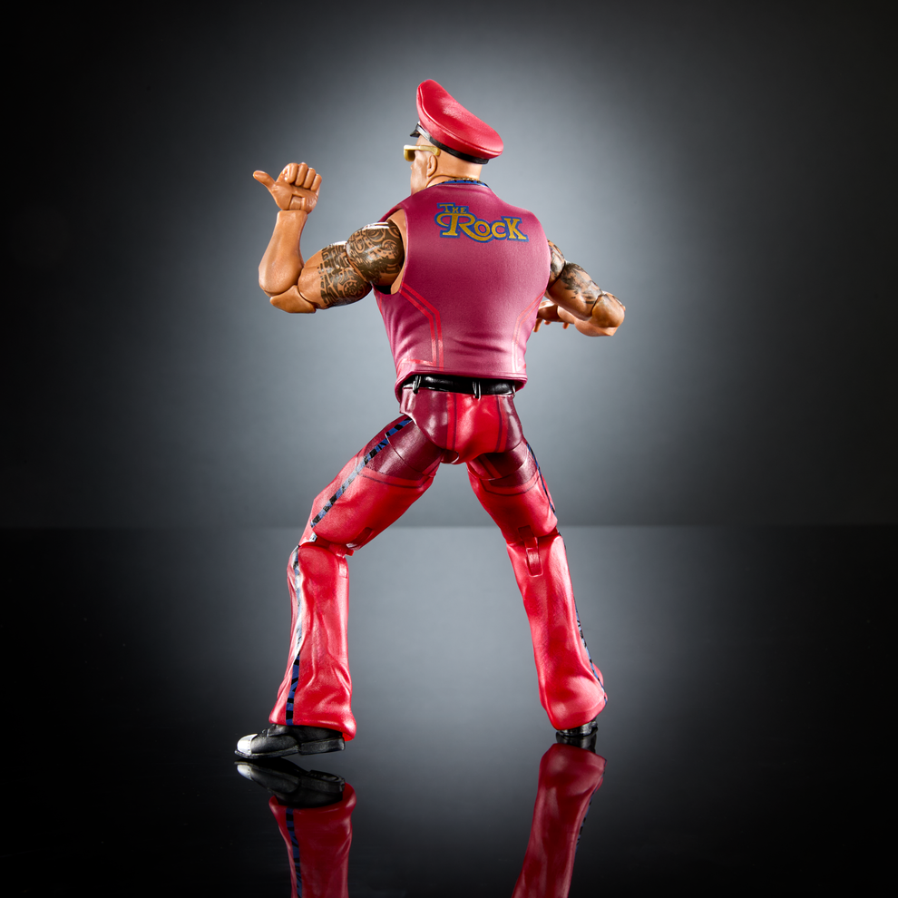 WWE x Street Fighter Elite Collection Series- The Rock "Final Boss" as M. Bison