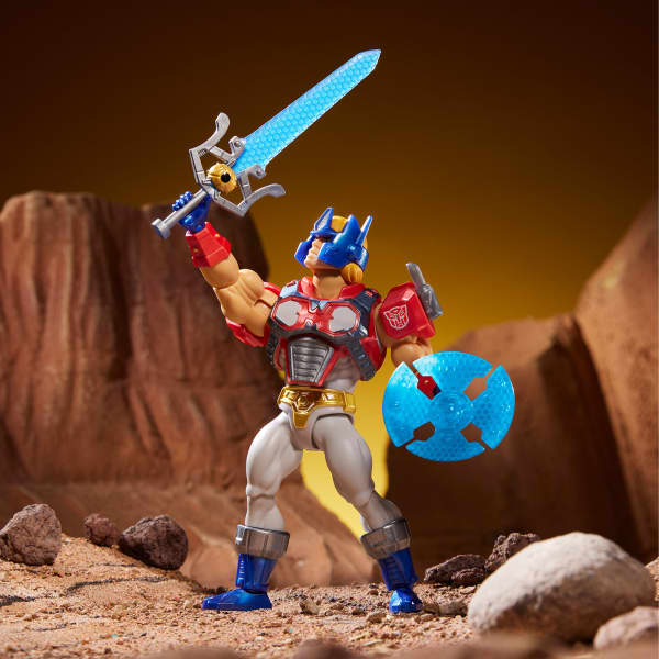 Masters of the Universe Origins x Transformers: Optimus Prime Armor He-Man