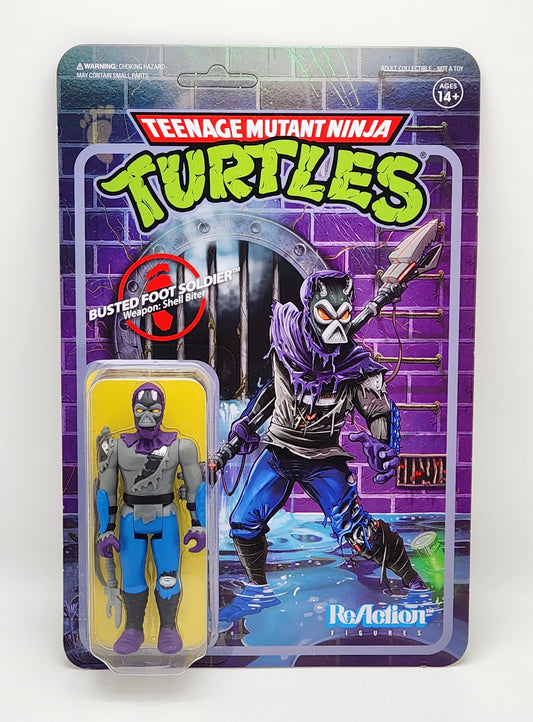 Super7 Reaction- Teenage Mutant Ninja Turtles- Damaged Foot Soldier