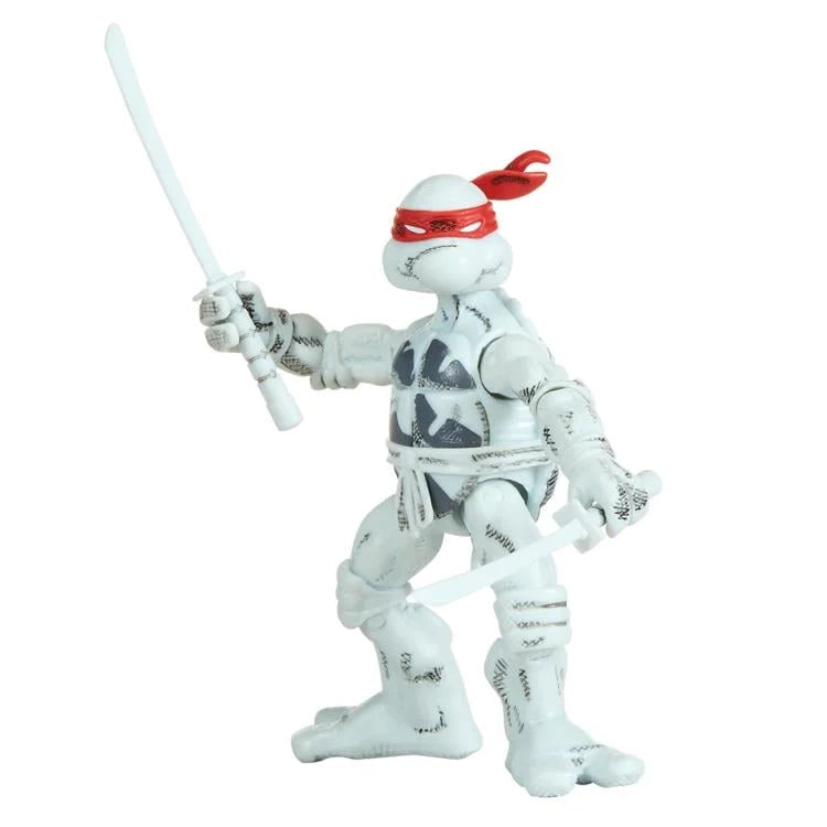 Teenage Mutant Ninja Turtles- Comic Book Series- Leonardo (B&W Version) Eastman and Laird's