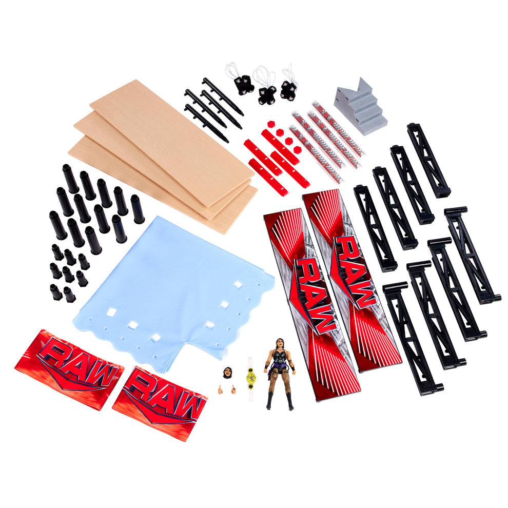 WWE Ultimate Edition Series- Monday Night Raw Ring w/ Rhea Ripley