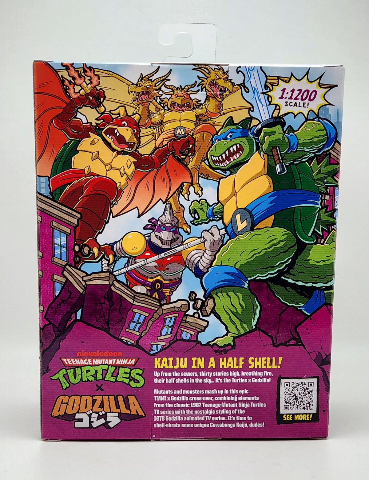 Teenage Mutant Ninja Turtles x Godzilla Mashup- Splinter x King Caesar (Mystical Mentor)