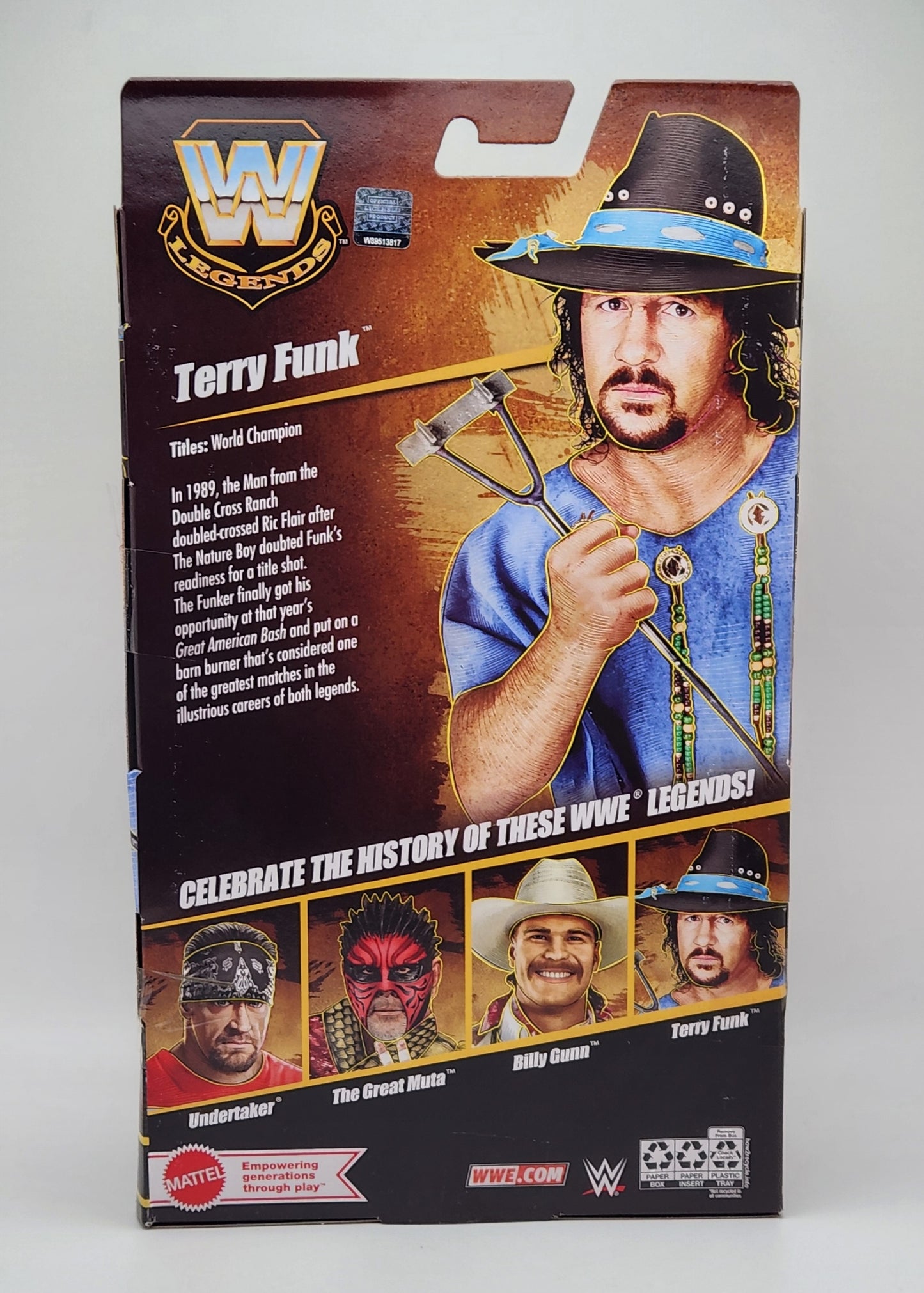 WWE Elite Collection Series- WWF Legends- Terry Funk (Chase Variant)