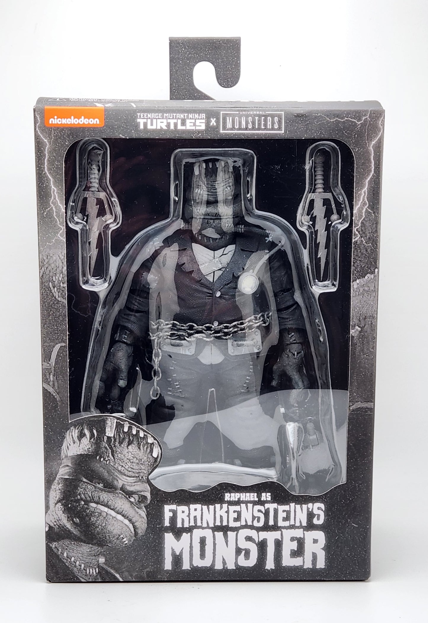 Teenage Mutant Ninja Turtles x Universal Monsters- Ultimate Raphael as Frankenstein's Monster (B&W Version) NECA