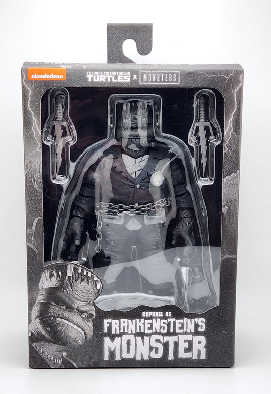 Teenage Mutant Ninja Turtles x Universal Monsters- Ultimate Raphael as Frankenstein's Monster (B&W Version) NECA