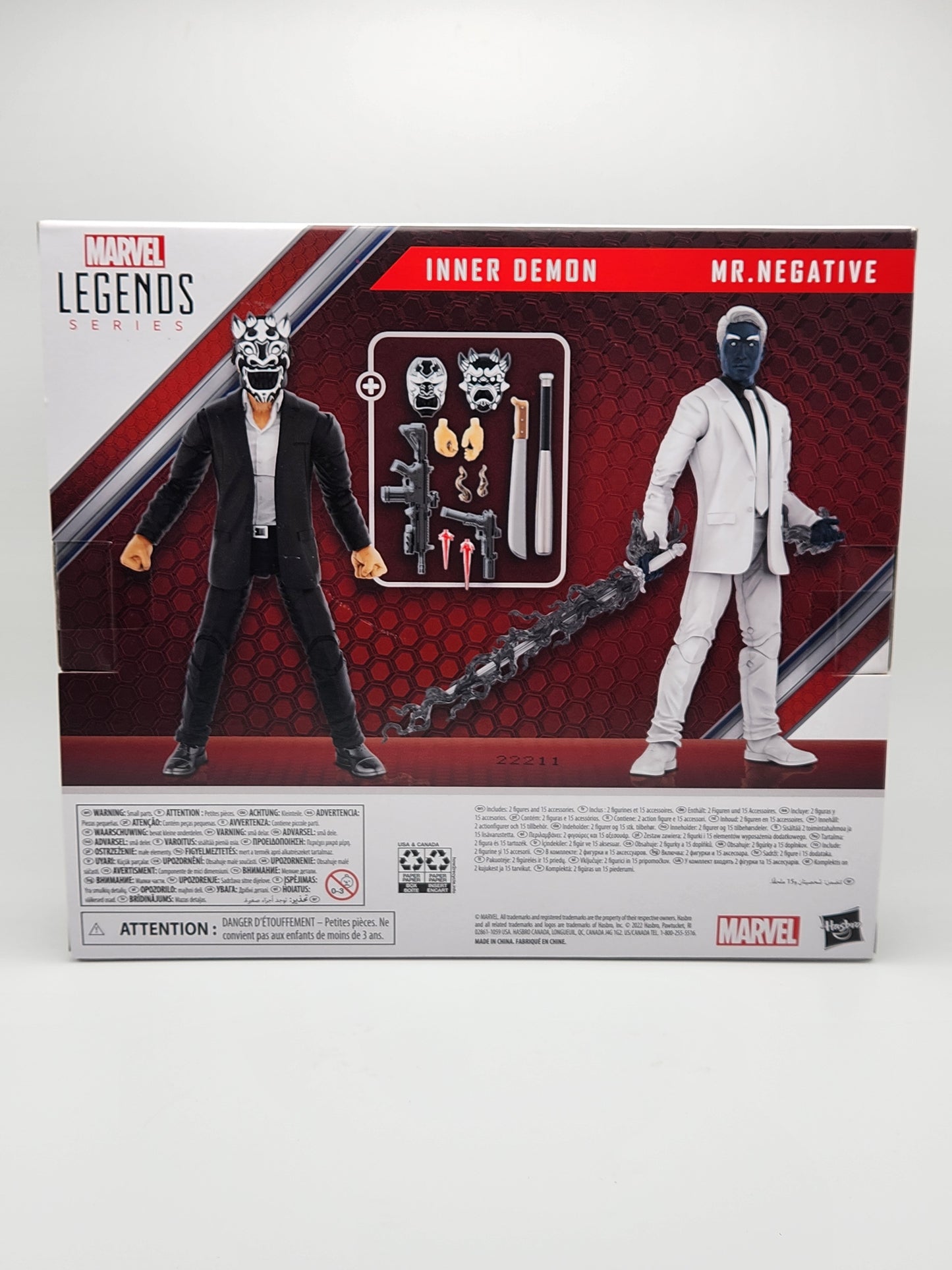 Marvel Legends Series Collection- Spider-Man: Inner Demon & Mr. Negative (2-pack)