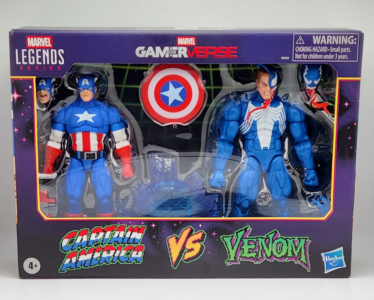 Marvel Legends Series- Gamerverse- Captain America vs Venom (2-pack)