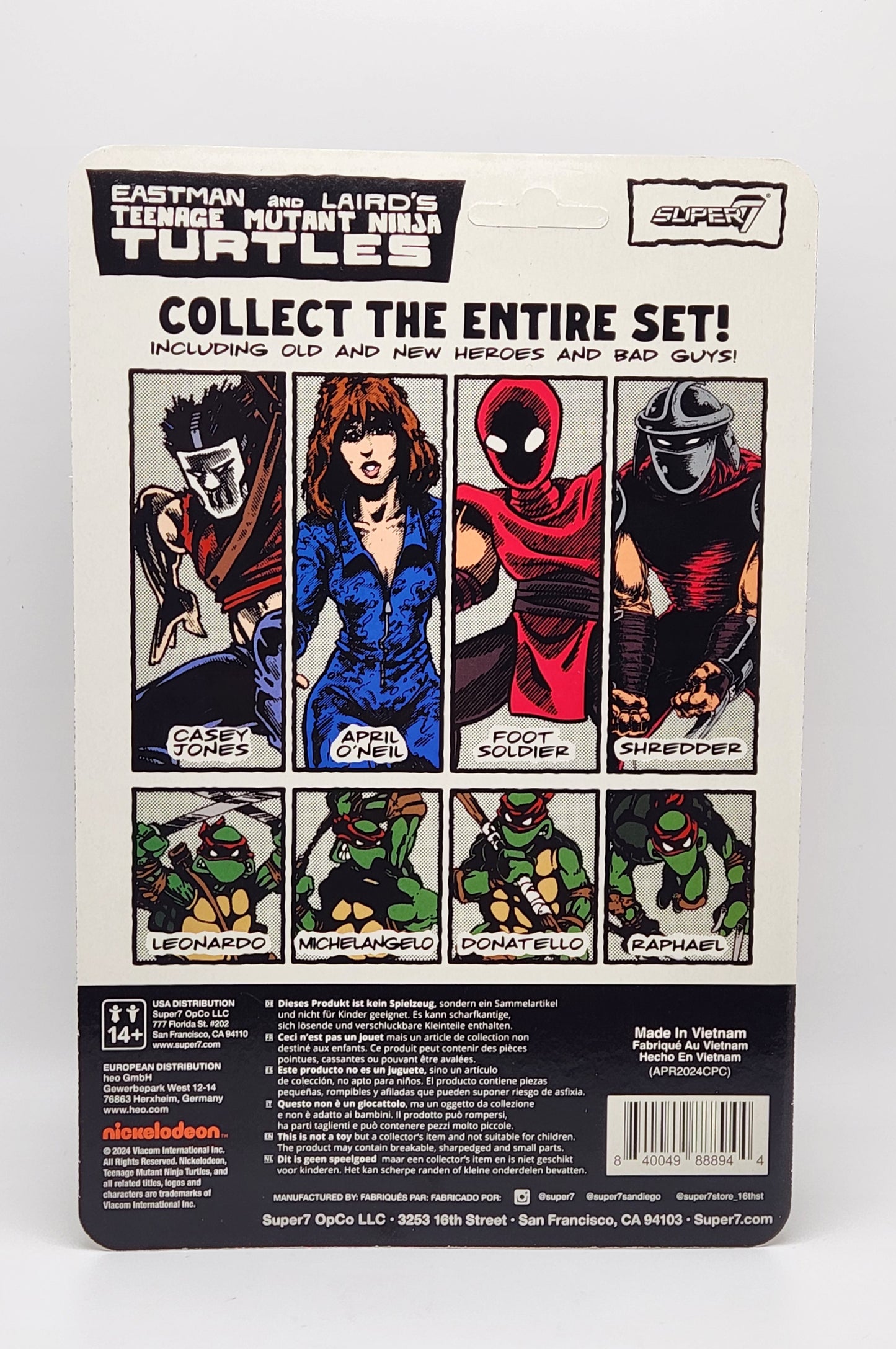 Super7 Reaction- Teenage Mutant Ninja Turtles- Casey Jones