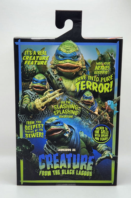 Teenage Mutant Ninja Turtles x Universal Monsters- Leonardo as Creature from the Black Lagoon (NECA)