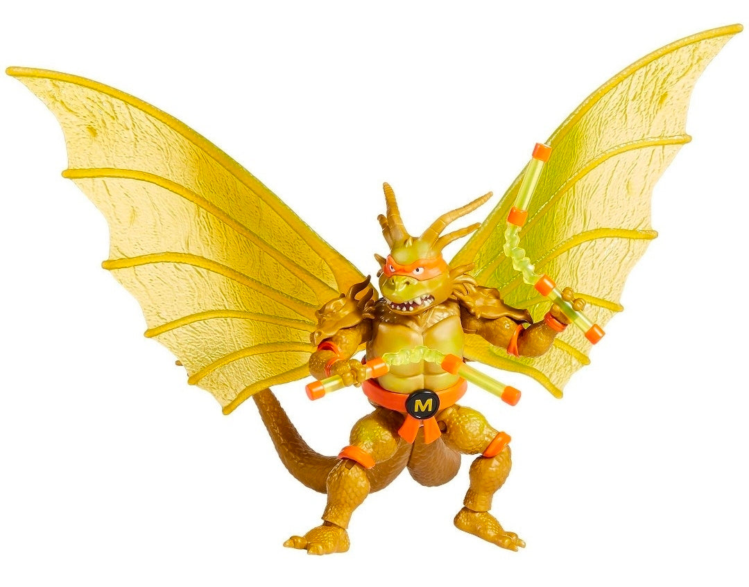Teenage Mutant Ninja Turtles x Godzilla Mashups- Mikey x King Ghidorah (Three-Headed Mutant)