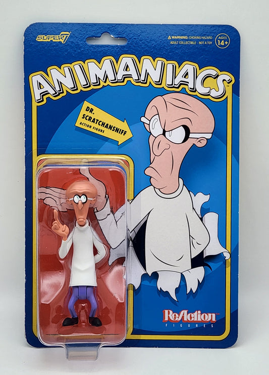 Super7 Reaction- Animaniacs- Dr. Scratchnsniff