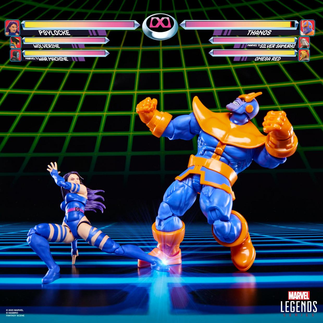 Marvel Legends Series- Gamerverse- Psylocke vs Thanos (2-pack)