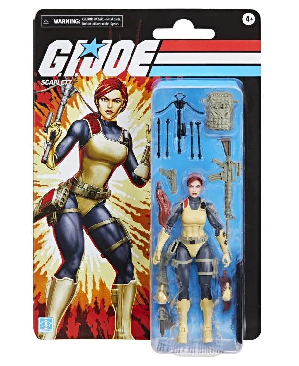 G.I. Joe Classified Series- Retro Cardback- Scarlett