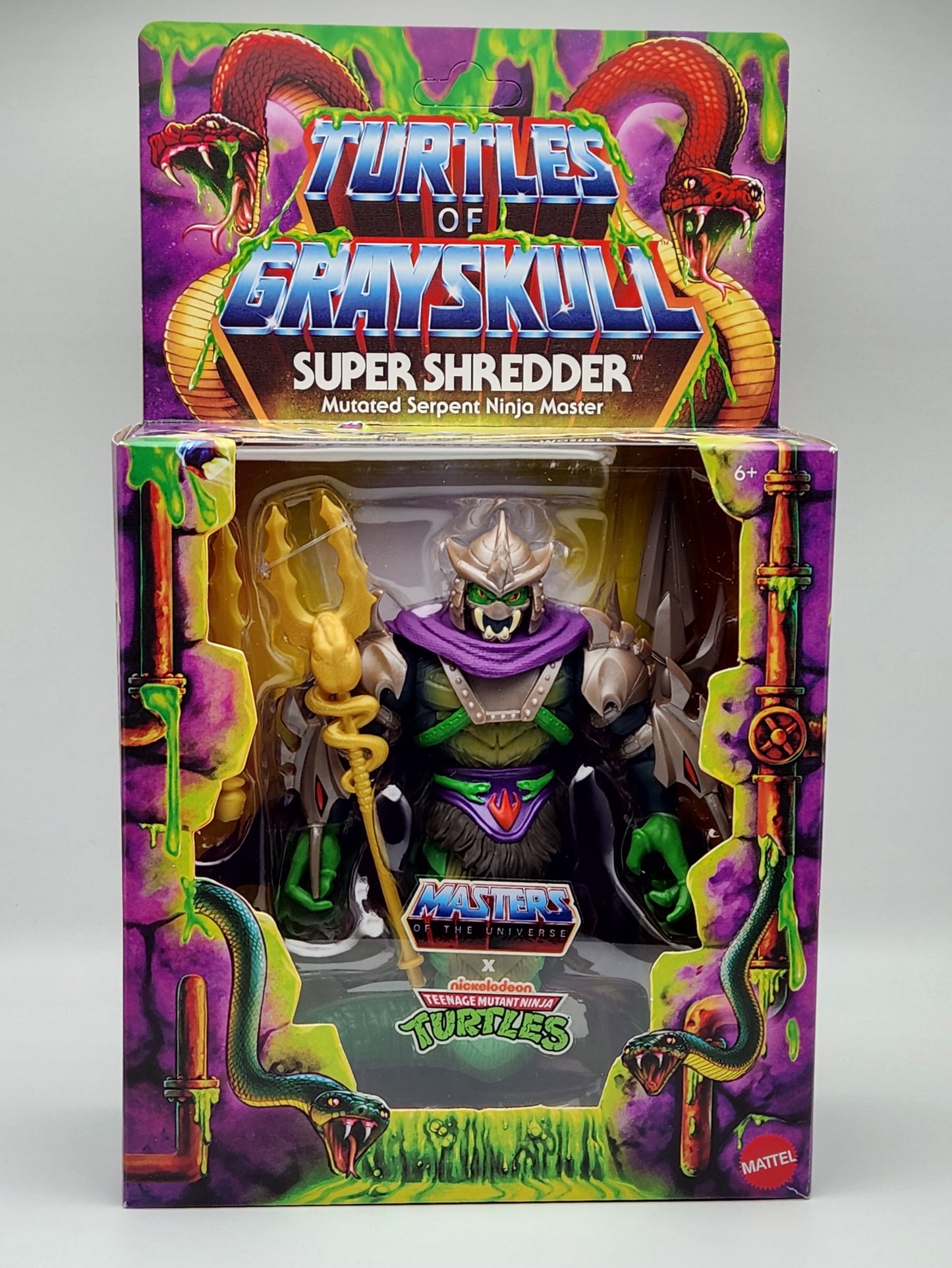 Teenage Mutant Ninja Turtles x Masters of the Universe- Turtles of Grayskull: Super Shredder (Deluxe)