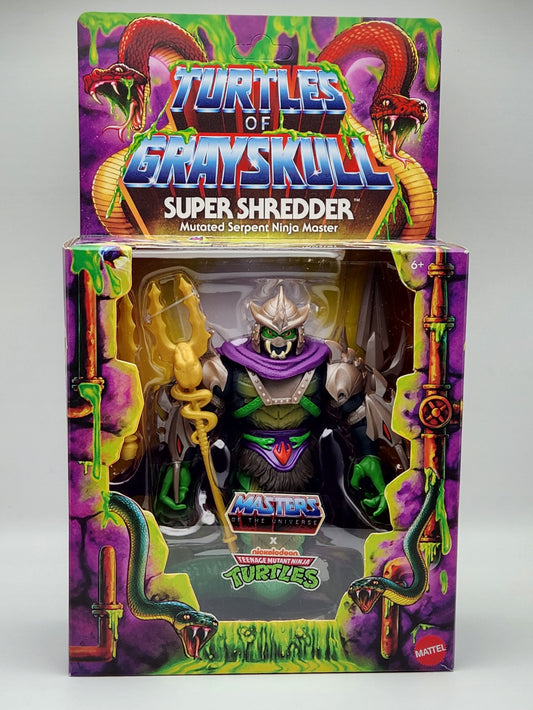 Teenage Mutant Ninja Turtles x Masters of the Universe- Turtles of Grayskull: Super Shredder (Deluxe)