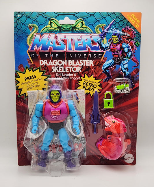 Masters of the Universe- Origins Deluxe Collection- Dragon Blaster Skeletor