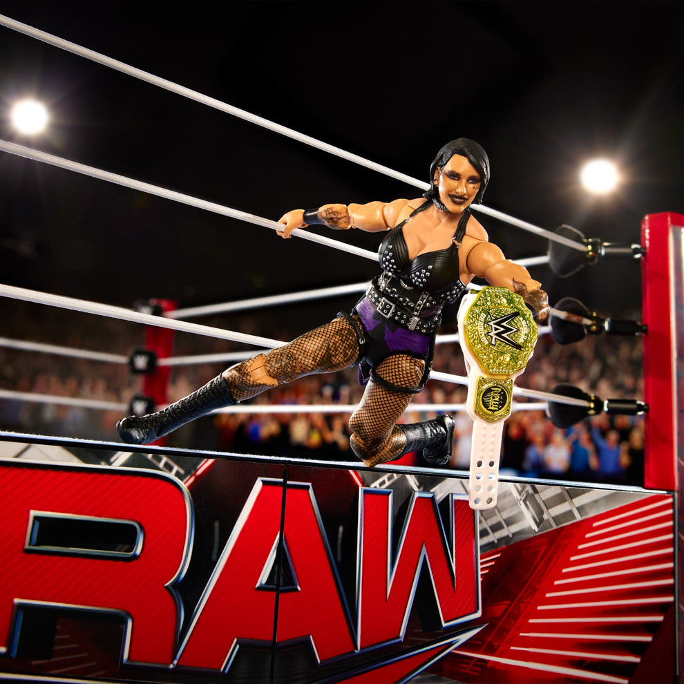 WWE Ultimate Edition Series- Monday Night Raw Ring w/ Rhea Ripley