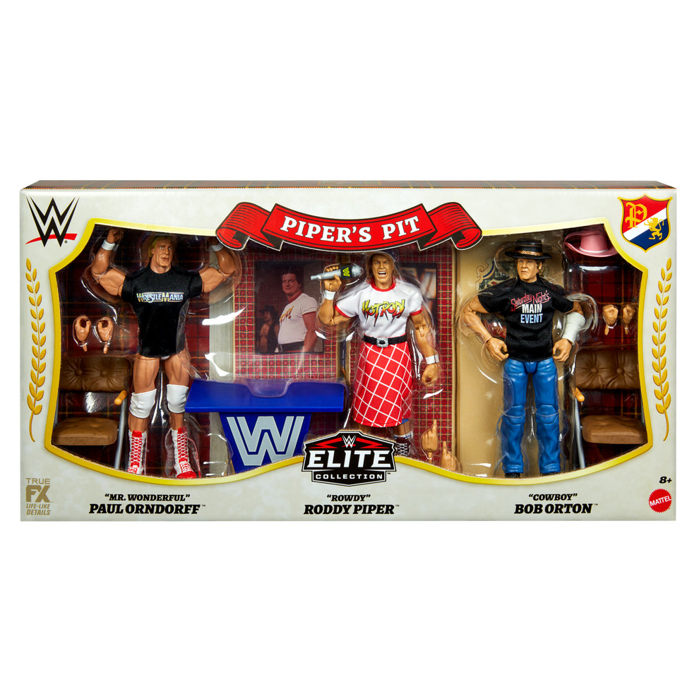 WWE Elite Collection Series- Piper's Pit (3-pack)