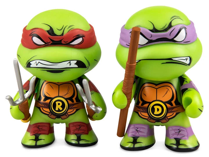 Kidrobot- Nickelodeon- Teenage Mutant Ninja Turtles- Raphael & Donatello (2-pack)