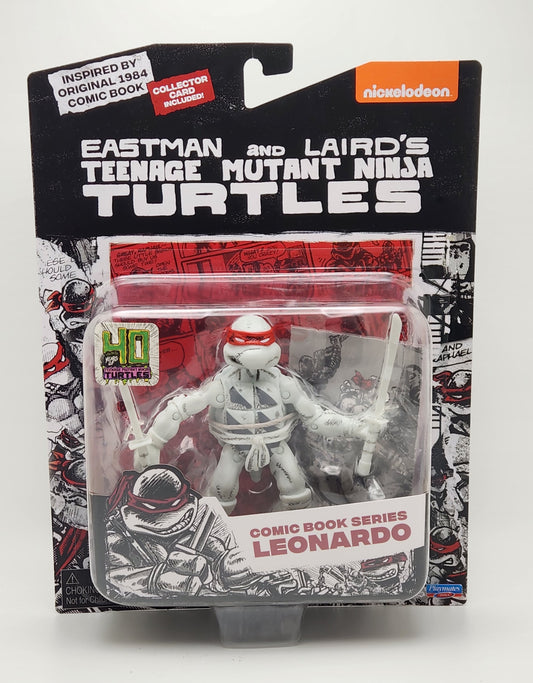 Teenage Mutant Ninja Turtles- Comic Book Series- Leonardo (B&W Version) Eastman and Laird's