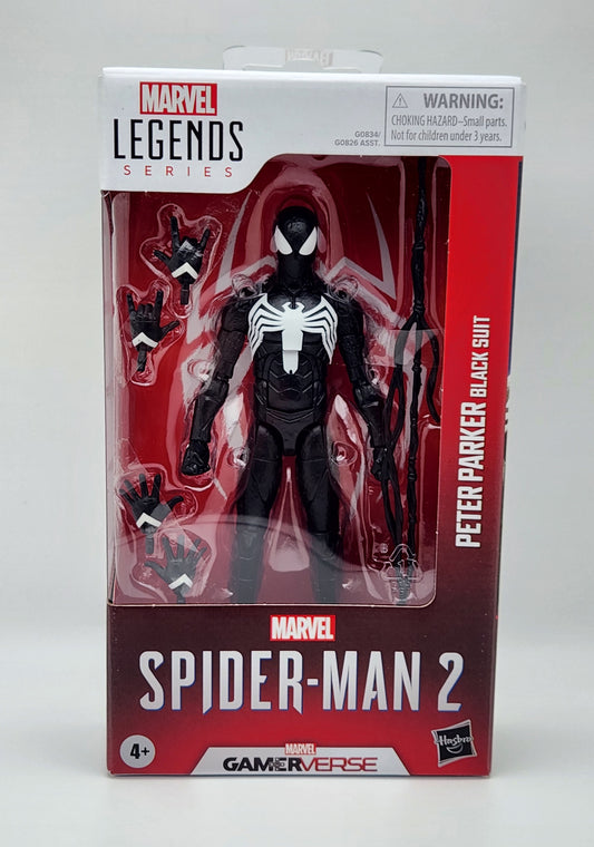 Marvel Legends Series- Spider-Man 2: Gamerverse- Peter Parker (Black Suit)