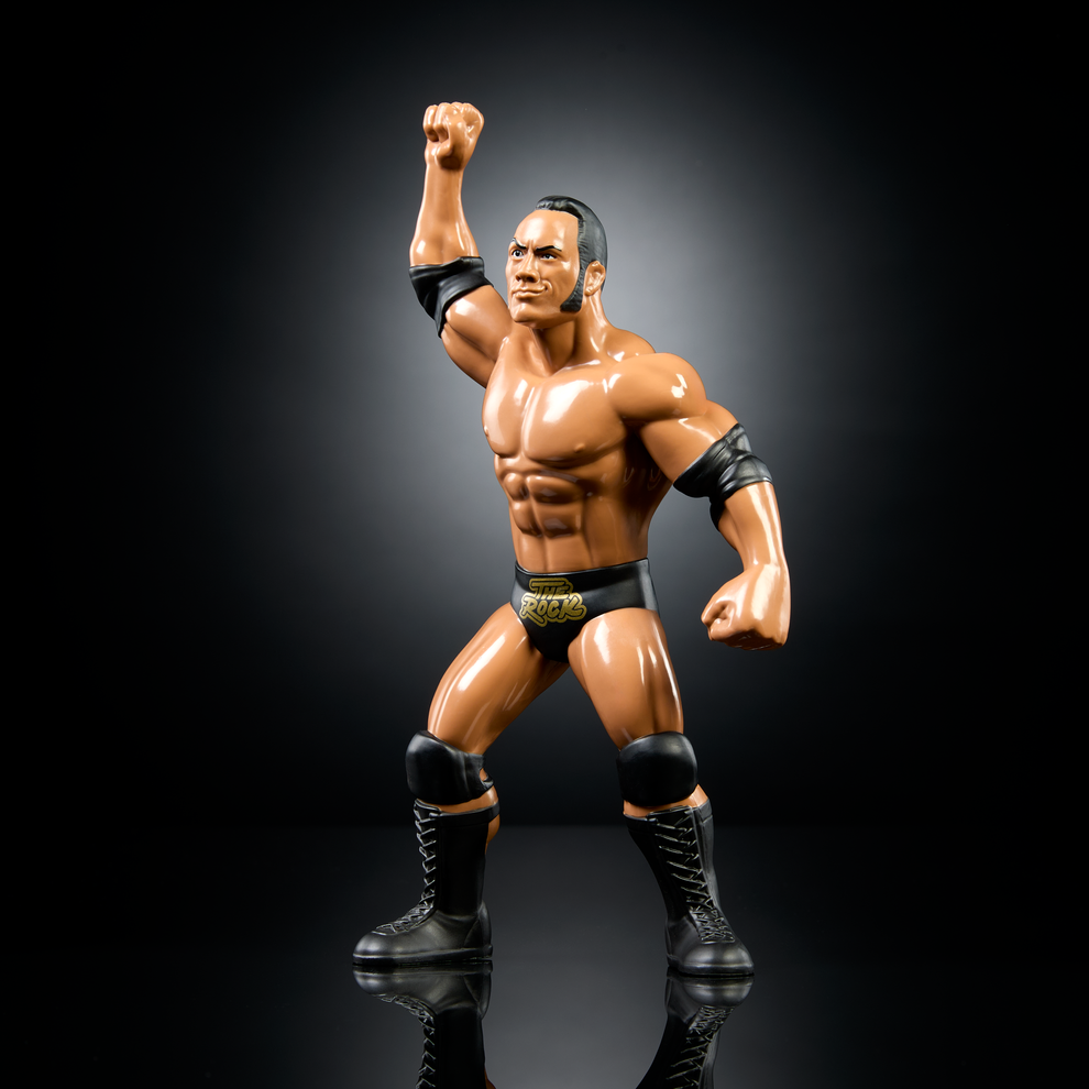 WWE LJN Superstars- The Rock (1980's Retro Collection Series)