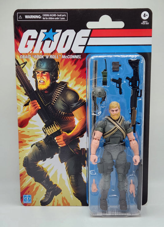G.I. Joe Classified Series- Retro Cardback- Craig "Rock 'N Roll" McConnel