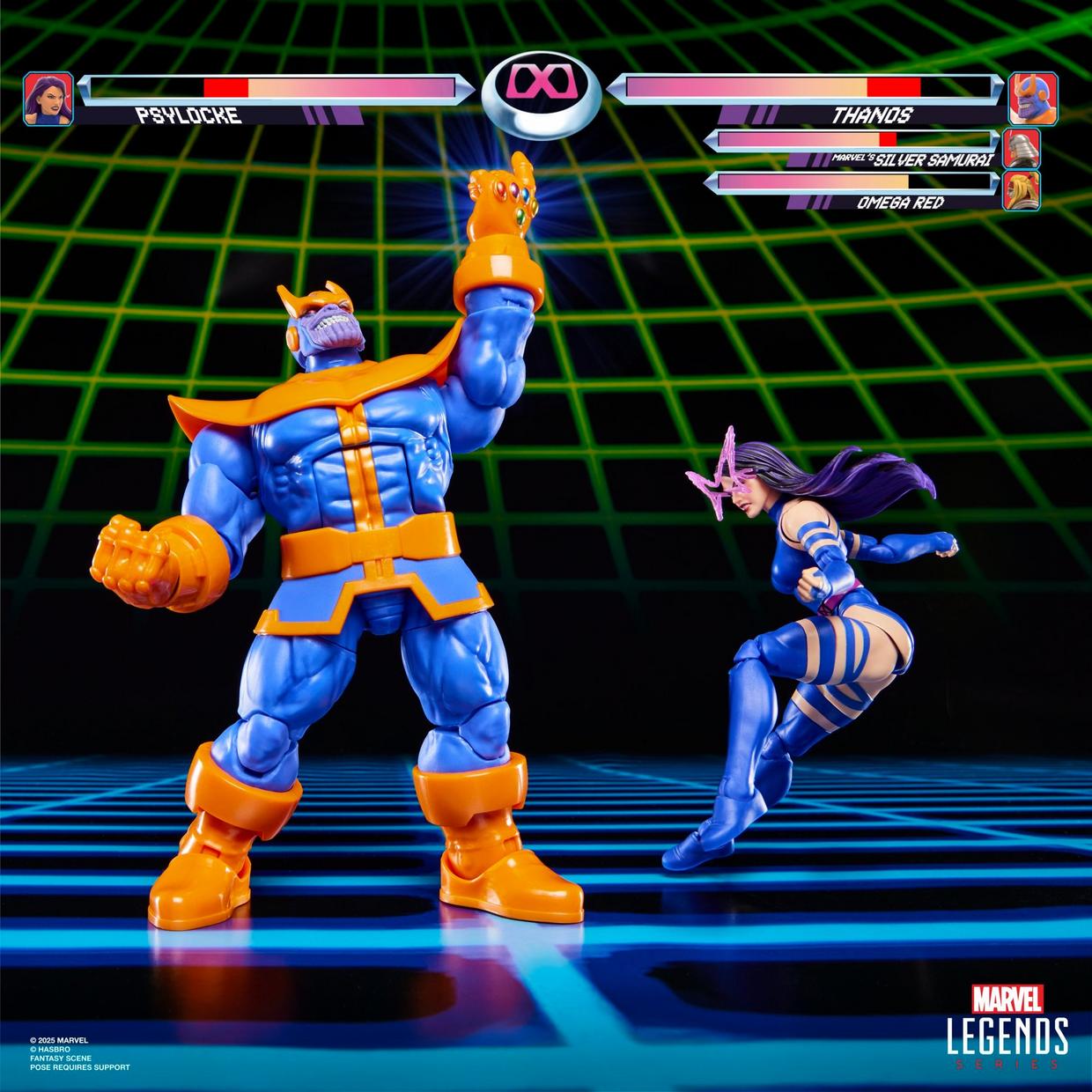 Marvel Legends Series- Gamerverse- Psylocke vs Thanos (2-pack)